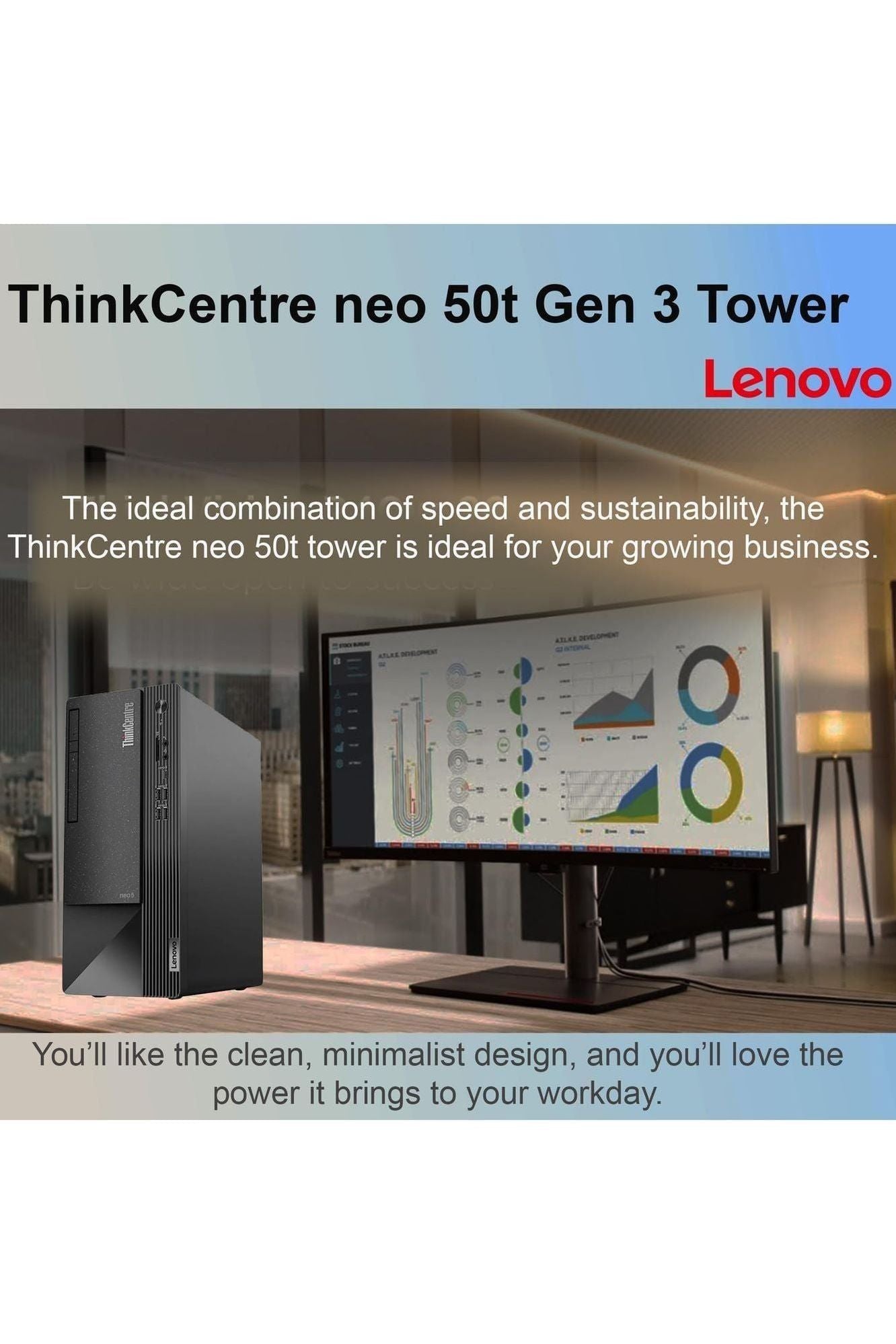 Lenovo ThinkCentre Business Desktop| Intel Core i5 Processor | 32GB RAM | 1TB SSD |
