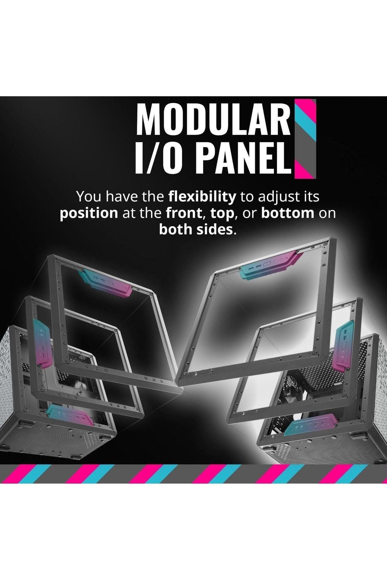 Cooler Master MasterBox Q300L Micro-ATX Tower with Magnetic Design Dust Filter, Transparent Acrylic Side Panel