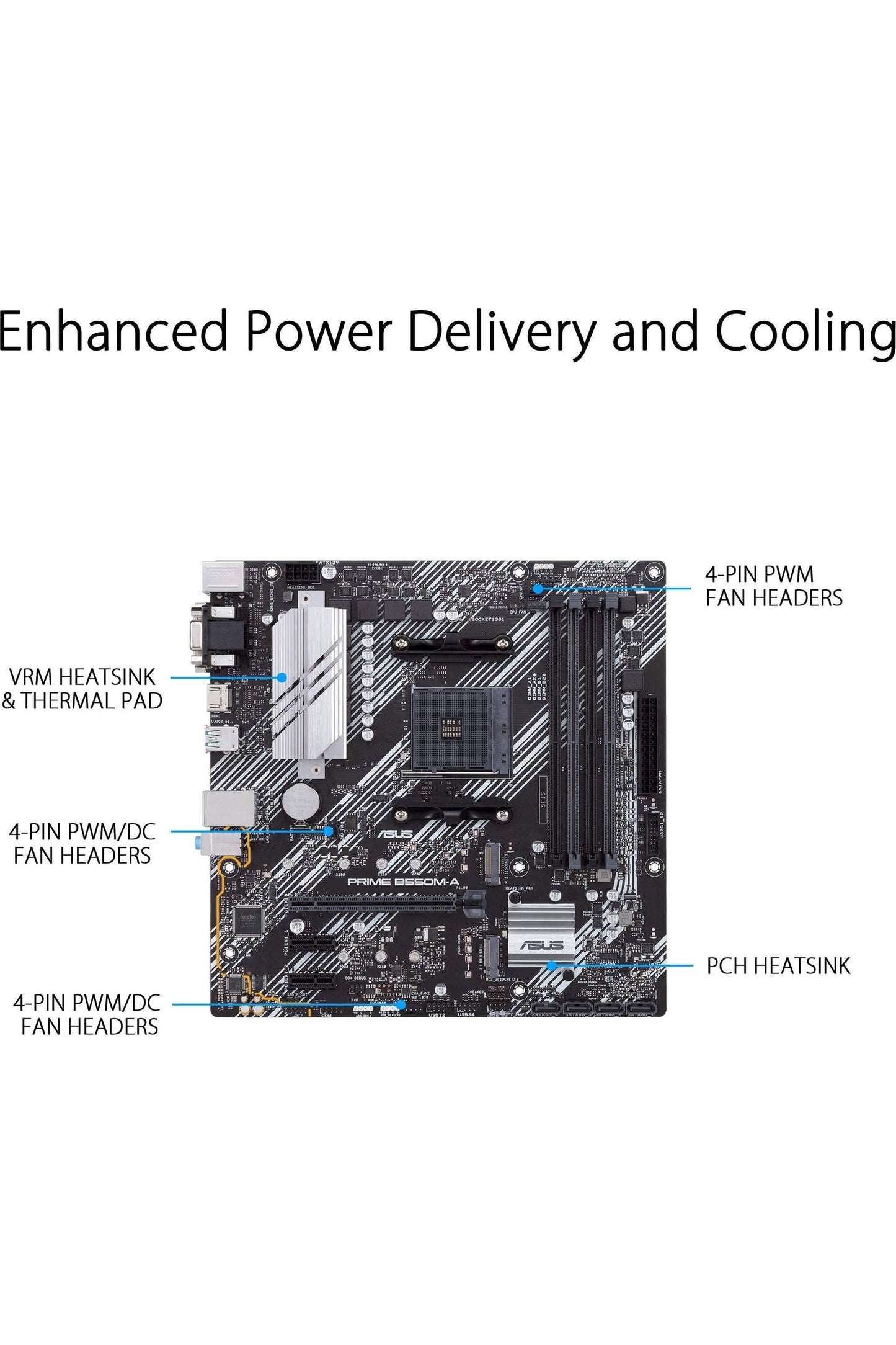 ASUS Prime B550M-A WiFi II AMD Micro ATX Motherboard