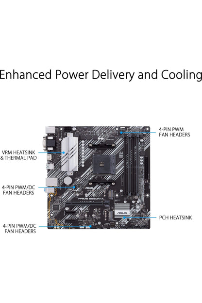 ASUS Prime B550M-A WiFi II AMD Micro ATX Motherboard