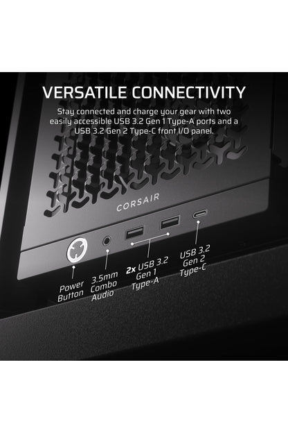 CORSAIR 4000D RS Frame Modular High Airflow Mid-Tower PC Case