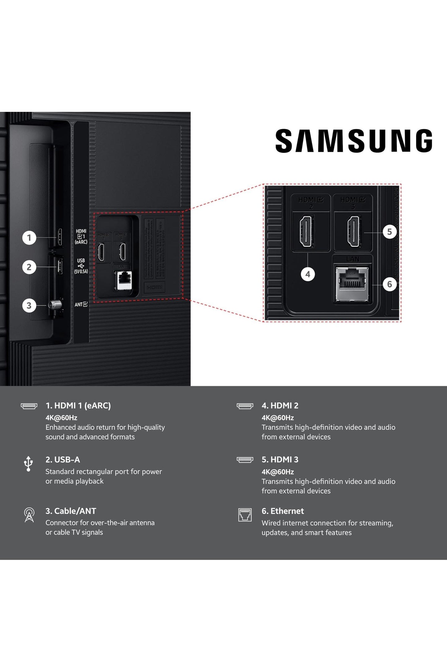 Samsung 65-Inch Class Crystal UHD U8000F 4K Smart TV