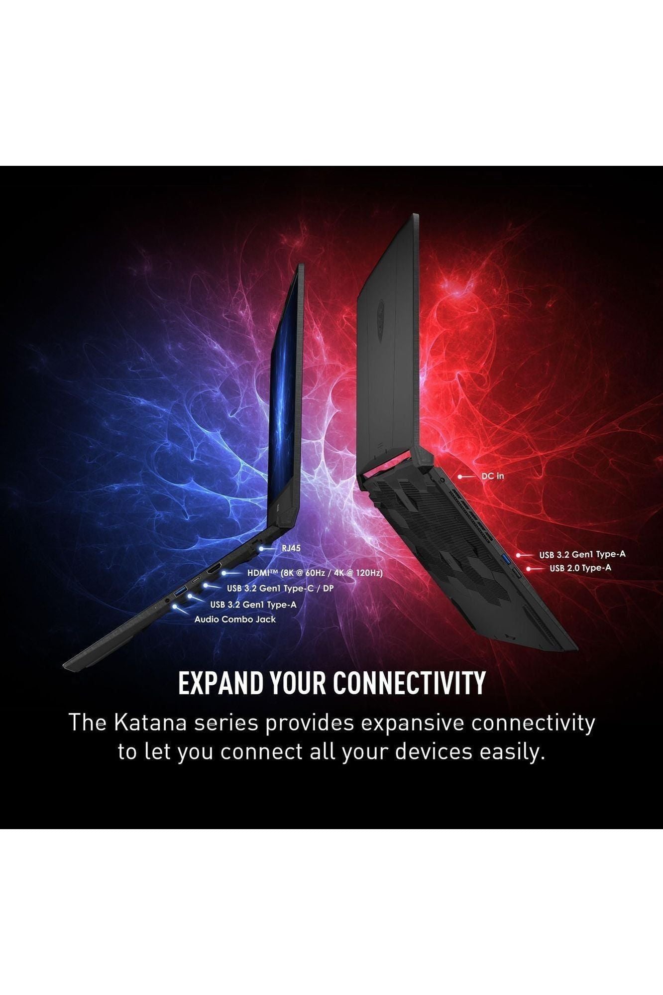 MSI Katana A15 AI 15.6” 165Hz QHD Gaming Laptop: Ryzen 9-8945HS, NVIDIA Geforce RTX 4070, 32GB DDR5, 1TB NVMe SSD