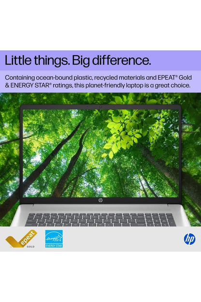 HP 17.3 inch Laptop, HD+ Display, AMD Ryzen 5 7520U, 16 GB RAM, 512 GB SSD, AMD Radeon Graphics