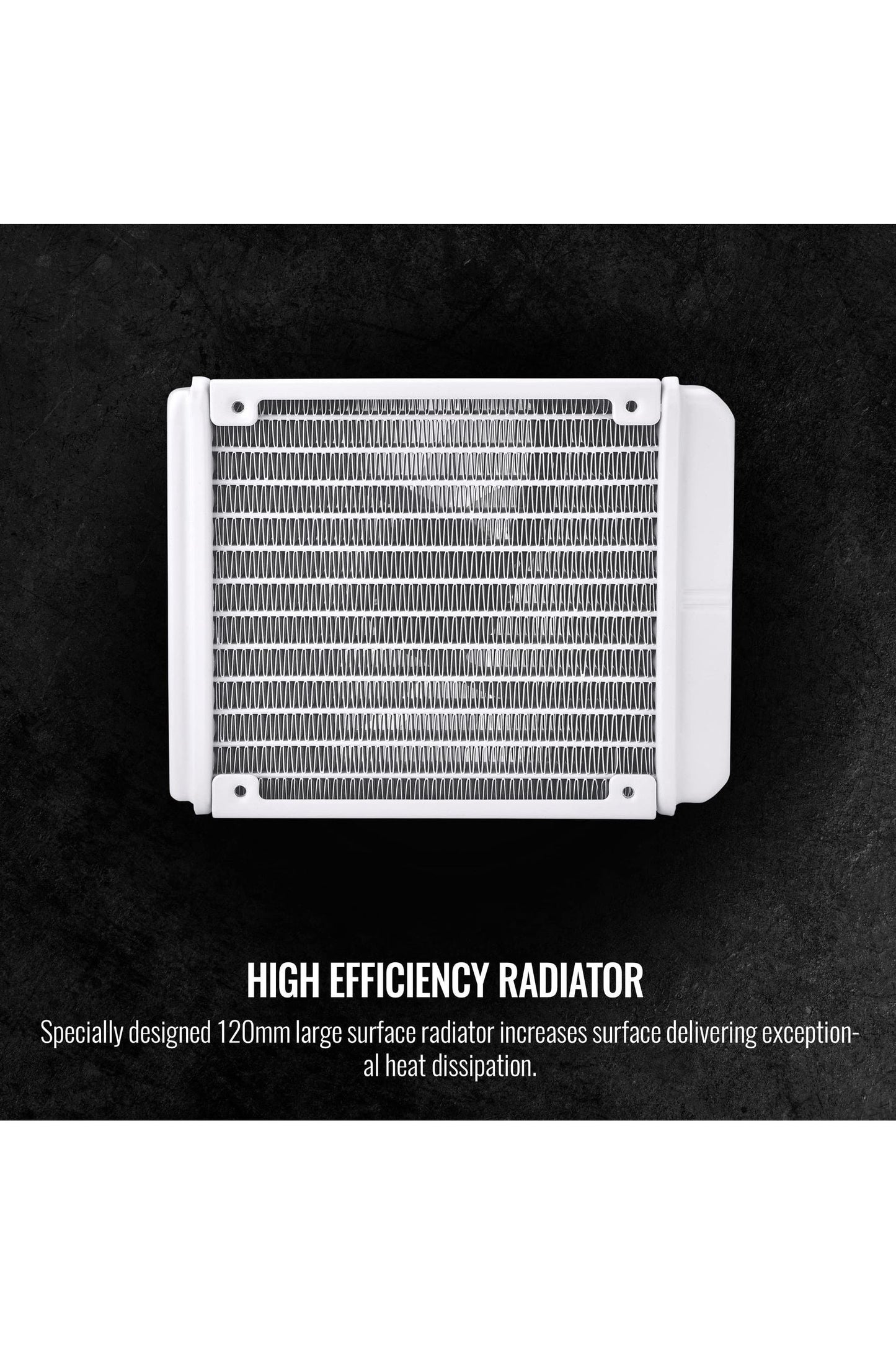 Thermaltake TH120 ARGB Motherboard Sync Snow Edition Intel LGA1700 Ready/AMD AM5 All-in-One Liquid Cooling System 120mm High Efficiency Radiator CPU Cooler CL-W346-PL12SW-A, White