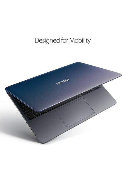 ASUS VivoBook L203MA Ultra-Thin Laptop, 11.6in HD, Intel Celeron N4000 Processor (up to 2.6 GHz), 4GB RAM, 64GB eMMC
